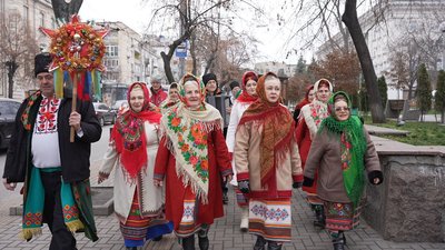 Колядки в центрі Кропивницького