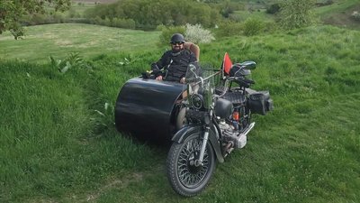 Реставрований мотоцикл Івана Космини