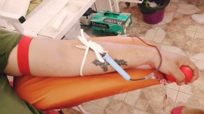 Донорство на потреби поранених. Миколаївські нацгвардійці здали кров Донорство на потреби поранених. Миколаївські нацгвардійці здали кров