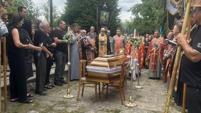 Похорон, прощання із бійцем, ЗСУ, Тернопільщина, Іване-Пустенська сільська рада