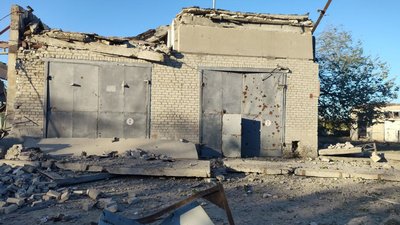 У Костянтинівці окупанти зрунували будівлю міскгазу