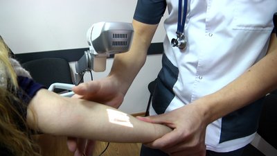 У Житомирській дитячій лікарні з'явився сканер для вен