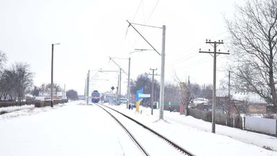 Електрифікація залізниці: на Черкащині уперше проїхав електропотяг Електрифікація залізниці: на Черкащині уперше проїхав електропотяг