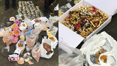 Сховок був у підвалі: у Рівному вилучили бурштину на понад мільйон гривень