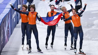 Збірна Нідерландів із шорттреку — чемпіони Олімпійських ігор-2026