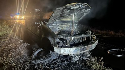 На Запоріжжі загорівся легковик — ДСНС
