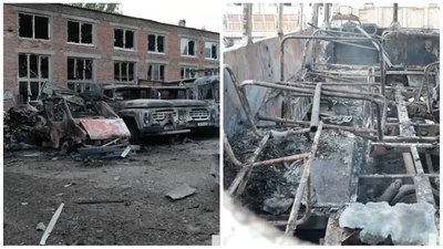 Російські віськові обстріляли тролейбусне депо у Бахмуті