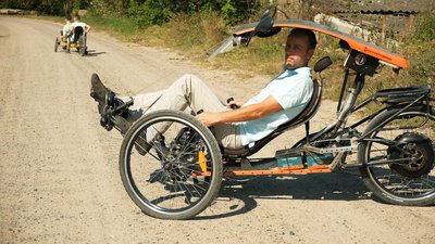 Вчитель із Вінниччини власноруч створив електровеломашину Вчитель із Вінниччини власноруч створив електровеломашину