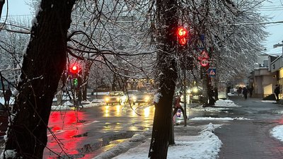 Зимові вулиці Хмельницького