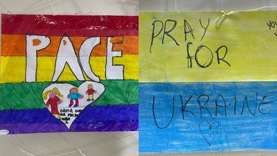 Малюнки з різних куточків світу. В Одесі представили виставку дитячих робіт, присвячених Україні Малюнки з різних куточків світу. В Одесі представили виставку дитячих робіт, присвячених Україні