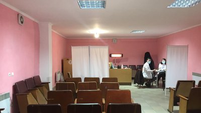 Укриття в підвальному приміщенні лікарні Укриття в підвальному приміщенні лікарні