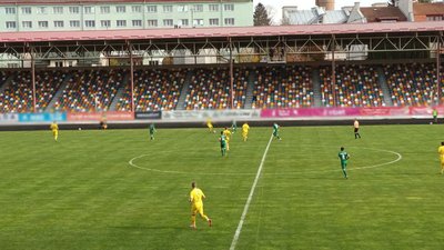 У Тернополі завершився футбольний матч між командами "Нива" та "Прикарпаття"