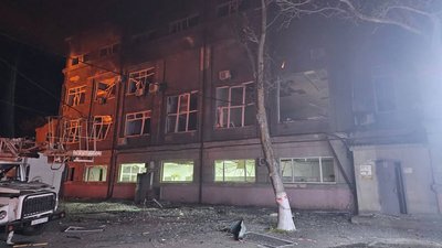 Атака РФ на Ізмаїл: пошкоджена районна лікарня, є постраждалі Атака РФ на Ізмаїл: пошкоджена районна лікарня, є постраждалі