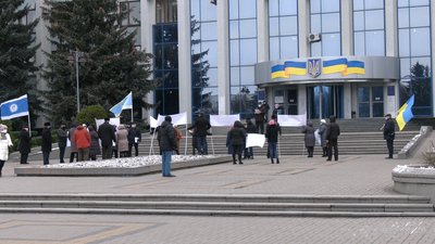 У Рівному профспілки вийшли на акцію під ОДА У Рівному профспілки вийшли на акцію під ОДА