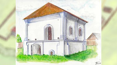 Покорщина. Кам’яниця. Малюнок О. Бондаря Покорщина. Кам’яниця. Малюнок О. Бондаря