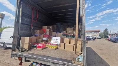 Півтори тонни допомоги від міжнародних партнерів отримала Рогатинська громада на допомогу ЗСУ Півтори тонни допомоги від міжнародних партнерів отримала Рогатинська громада на допомогу ЗСУ