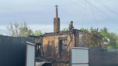 Наслідки пожежі в Ізюмі