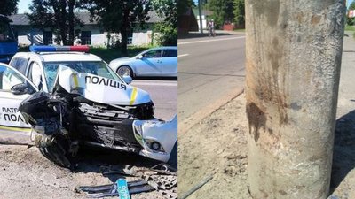 Колега травмованого волинського патрульного не може пояснити, як сталося ДТП