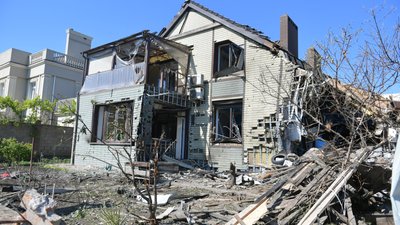 Зруйнований будинок внаслідок атаки РФ по Одещині. 5 червня 2026 року