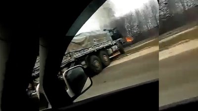 З’явилося відео розбитої російської техніки біля Ріпок