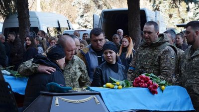 В Одесі провели церемонію прощання із вісьмома загиблими військовими