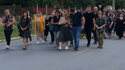 Прощання з військовим Олегом Климом Прощання з військовим Олегом Климом