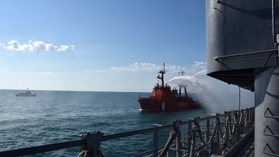 У Чорному морі відбувся збір-похід національного флоту У Чорному морі відбувся збір-похід національного флоту