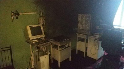 В Одесі гасили пожежу в школі-інтернаті