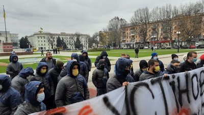У Херсоні Нацкорпус вимагав відставки першого заступника голови обласної ради