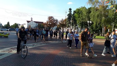 У Чернігові відбувся мітинг на підтримку Білорусі У Чернігові відбувся мітинг на підтримку Білорусі