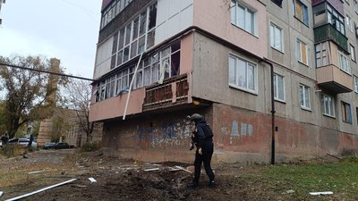 Наслідки обстрілу Костянтинівки 18 листопада 2024 року