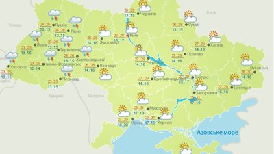 Погода в Україні на 19 липня