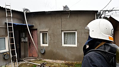 У Миколаєві горів житловий будинок