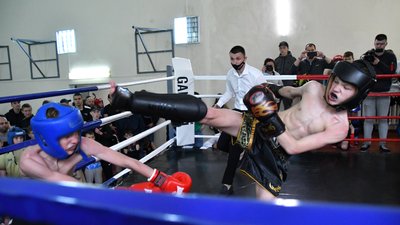 У Житомирі проходить перший відкритий чемпіонат міста з кікбоксингу ІСКА У Житомирі проходить перший відкритий чемпіонат міста з кікбоксингу ІСКА