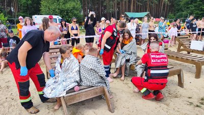 На Світязі рятувальники, медики та поліцейські провели спільні навчання На Світязі рятувальники, медики та поліцейські провели спільні навчання