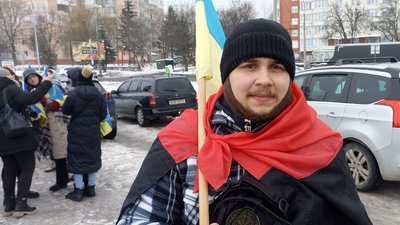 Олександр Кузнецов, учасник автопропобігу "ЗСУ в першу чергу" Олександр Кузнецов, учасник автопропобігу "ЗСУ в першу чергу"