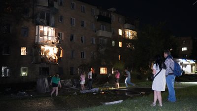 Удар по Аерокосмічному у Харкові
