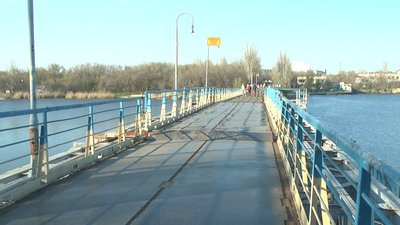 У Миколаєві після ремонту відкрили понтонний міст