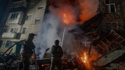 64 вибухи: вночі та зранку армія РФ обстріляла 7 громад Сумської області