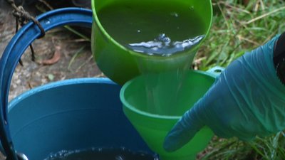 У Житомирі роблять лабораторні дослідження води у Тетереві через аварію на каналізаційній станції У Житомирі роблять лабораторні дослідження води у Тетереві через аварію на каналізаційній станції