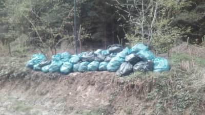 Прикарпатця, який впродовж років скидав сміття у лісі, заставили поприбирати Прикарпатця, який впродовж років скидав сміття у лісі, заставили поприбирати