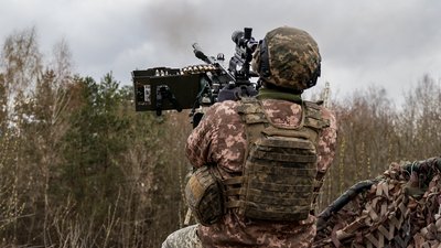 Прикордонник збиває БпЛА на Чернігівщині