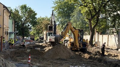 Ремонт вул. Залізничної у Львові
