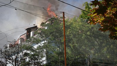 пожежа, будівля, Херсон