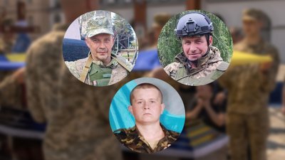 Служили в одному підрозділі та загинули в один день: у Прилуках попрощалися з трьома бійцями ЗСУ