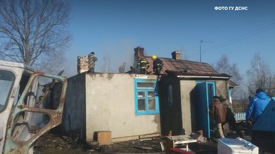 Рівненщина: рятувальникам вдалось врятувати новобудову Рівненщина: рятувальникам вдалось врятувати новобудову