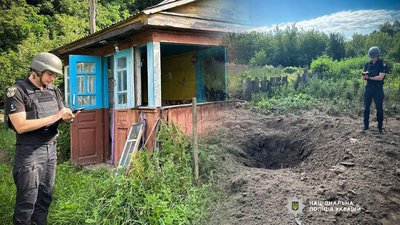 На Чернігівщині пошкоджені приватні будинки після атаки російських безпілотників