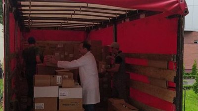 Вантажівка ліків: медзаклад на Черкащині отримав волонтерську допомогу Вантажівка ліків: медзаклад на Черкащині отримав волонтерську допомогу