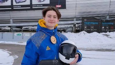 16-річний український скелетоніст Лавренюк здобув "бронзу" у відбіркових стартах на юнацьку Олімпіаду-2024