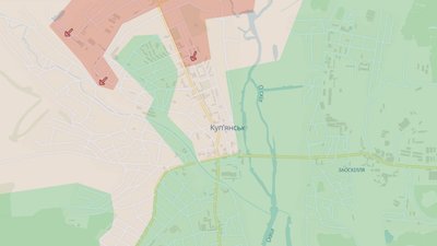 Купʼянськ на мапі, 29 вересня